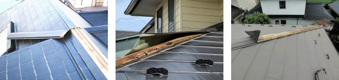 屋根の棟包みが剥がれる原因